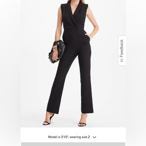 Express Sleeveless Blazer Jumpsuit NWT